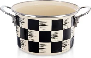 Эмалированная кастрюля DAMIER, 18 см, 2 л, в стиле ретро Orion