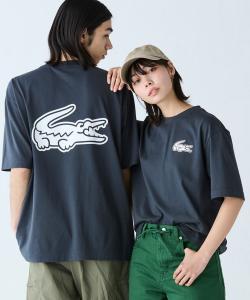 Футболка LACOSTE с увеличенным принтом на спине