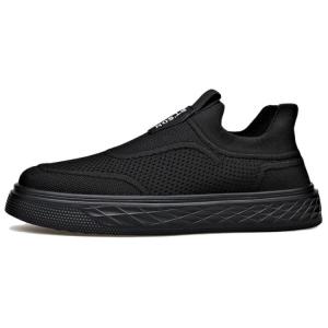PT'SON Низкие мужские кроссовки для скейтбординга, черные