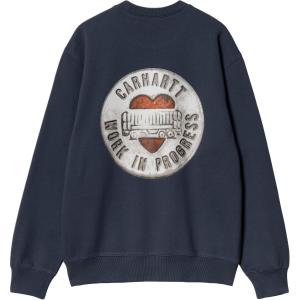 Свитшот с принтом Button Graphic Carhartt WIP, синий