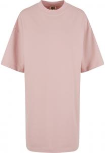 Платье Urban Classics Ladies Organic Heavy Oversized Tee, розовый