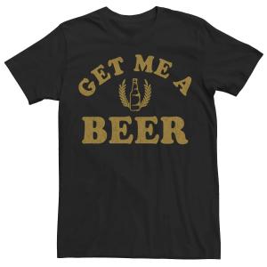 Мужская футболка с изображением бутылки пива Get Me A Beer Licensed Character