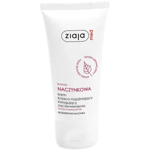 Успокаивающий, осветляющий и корректирующий покраснения крем с spf20 для лица, 20 мл Ziaja Med Kuracja naczynkowa