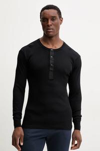 Хлопковая толстовка с длинным рукавом ORIGINAL bedstefartroje GOTS Resteröds, черный