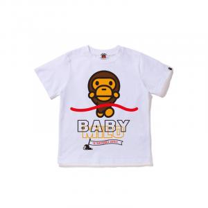 Детская футболка A Bathing Ape, желтый