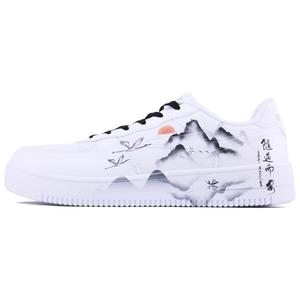 Erke Износостойкие дышащие низкие кроссовки для скейтбординга, мужские, белые