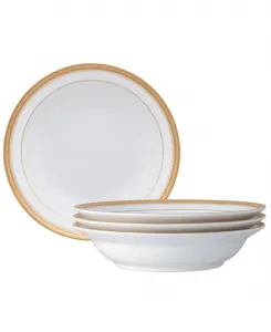 Набор столовых мисок Crestwood Gold из 4 предметов, на 4 персоны Noritake, золотой