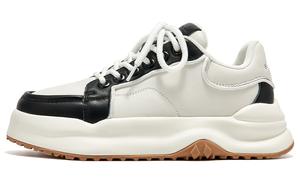 Низкие женские скейтерские кеды Beau Today, белый/черный