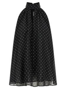 Топ с бантами на шее ROTATE BIRGER CHRISTENSEN, черный