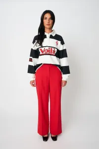 Блузка sista с длинными рукавами Cras, Black/Ivory