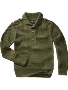 Brandit Свитер «Альпийский пуловер» зеленого цвета