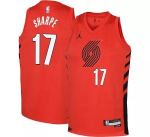 Мужские джерси Nike Portland Trail Blazers Shaeden Sharpe #17