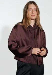 Бомбер свободного кроя округлой формы Opus, Dark Grape
