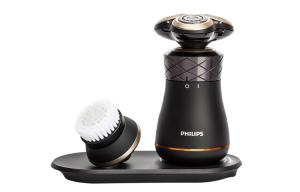 Электробритва S8860 Rotary для всего тела, моющаяся, в винтажном стиле, беспроводная зарядка PHILIPS, черный