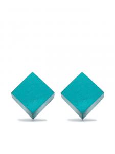 Monies серьги геометричной формы, синий