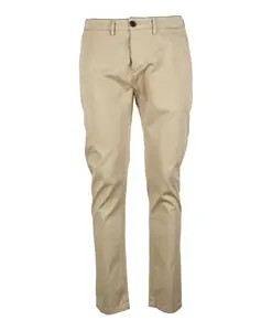 Брюки из хлопка и эластана Department Five, бежевый