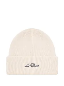 Шапка бини с вышитым логотипом Les Deux, белый
