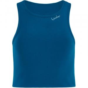 Функциональная, легкая и мягкая укороченная майка aet135ls Winshape, зеленый