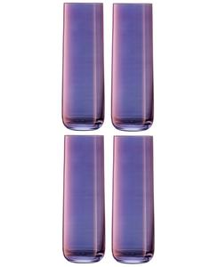 Набор из 4 бокалов для коктейлей «Аврора» LSA International, фиолетовый