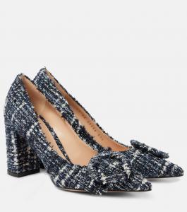 Туфли-лодочки Букле Gianvito Rossi, Denim