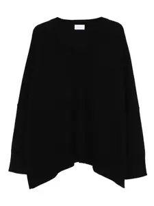 Кашемировый свитер с V-образным вырезом Malo, черный