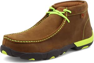 Twisted X Мужские рабочие ботинки Chukka с металлическим носком для вождения, желтый