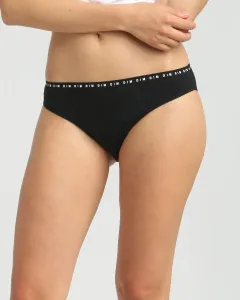 Моющиеся менструальные трусики среднего потока хлопчатобумажные Dim, чёрный