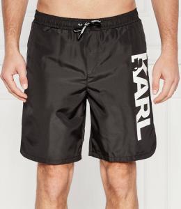 Шорты для плавания Karl Lagerfeld Regular Fit, черный