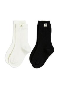 Детские шерстяные носки 2 пары Mini Rodini, черный