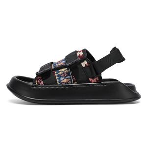 NANJIREN Пляжные сандалии мужские черные, цвет Black