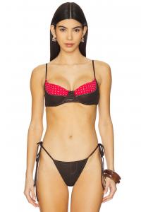 X Bella Hadid монтана бикини топ Frankies Bikinis, lovebug