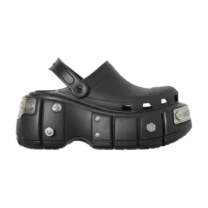 Кроссовки Crocs x Balenciaga HardCrocs Sandal 'Black', черный