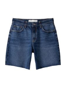 Джинсы свободного кроя Bershka, синий деним