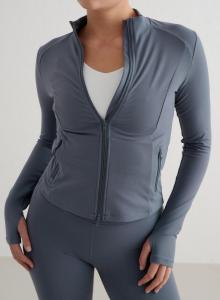 AIM'N Женская беговая куртка с застежкой-молнией, цвет сланцево-синий