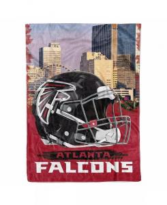 Одеяло City Sketch для Atlanta Falcons 66 x 90 дюймов Logo Brands, мультиколор