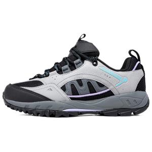 361° Низкие повседневные кроссовки для женщин Slip Resistant And Breathable Coverage черный серый