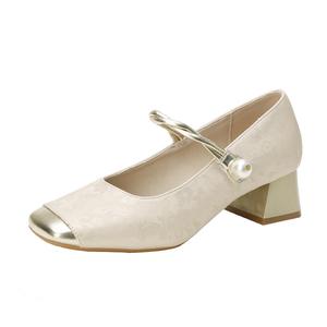 Туфли Мэри Джейн женские TATAYA, Ecru