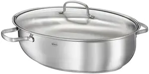 Жаровня Rösle Elegance овальная, серебряный