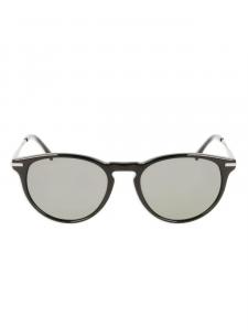 Солнцезащитные очки Lacoste в круглой оправе, черный