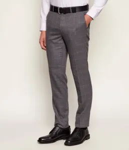 Брюки Hesten253X extra slim fit Hugo, графитовый