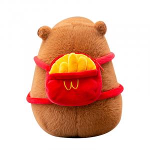 Милый рюкзак капибара коллекция еды плюшевые куклы 25см/35см/45см/60см высота MERCONSER