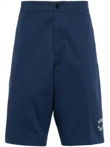 Шорты-бермуды с вышитым логотипом KENZO, синий