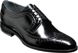 BARKER Woodbridge Men’s Oxford Brogue Shoes - Handmade Dress Shoes for Business, Formal & Professional Wear, черный