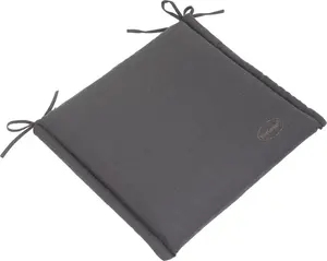 Подушка для садового стула Riess-ambiente Outdoor Cushion ROG 50 см, антрацит, подушка для сиденья, обивка, подушка для садового стула, подушка для балкона, садовая подушка Riess-Ambiente