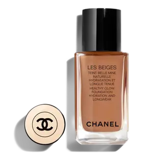 Увлажняющая и стойкая тональная основа LES BEIGES Healthy Glow Foundation CHANEL, BR132 (intense deep shade, red undertone)