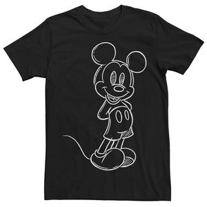 Мужская футболка Happy Mouse Disney's Mickey Mouse Licensed Character, черный