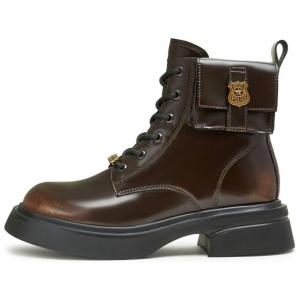 Teenmix FENGKUANGDONGWUCHENG x 13,5 см Мартинсы женские - трюфельный черный (с флисовой подкладкой), цвет Truffle Black (Fleece-Lined)