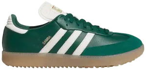 Кроссовки Adidas Samba Spikeless Golf, зеленый