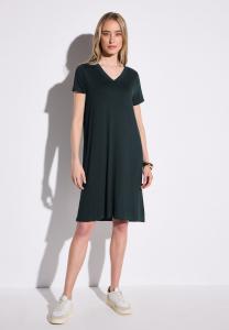 Платье из джерси IN UNIFARBE Street One, зеленый