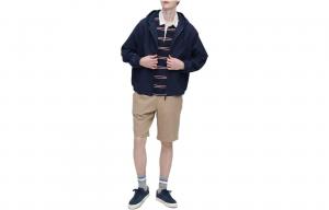 Повседневные шорты мужские верблюжьи Uniqlo, коричневый